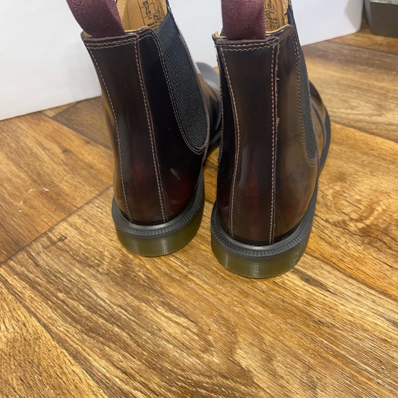 Dr. Martens Flora Arcadia Cherry Red Chelsea Boots Womens Size 6 Leather - Picture 6 of 7